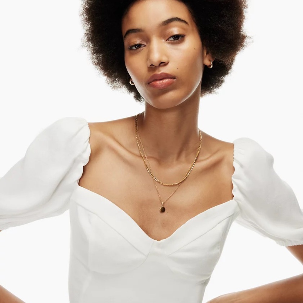 Aritzia wilfred Novella Shortsleeve Blouse
